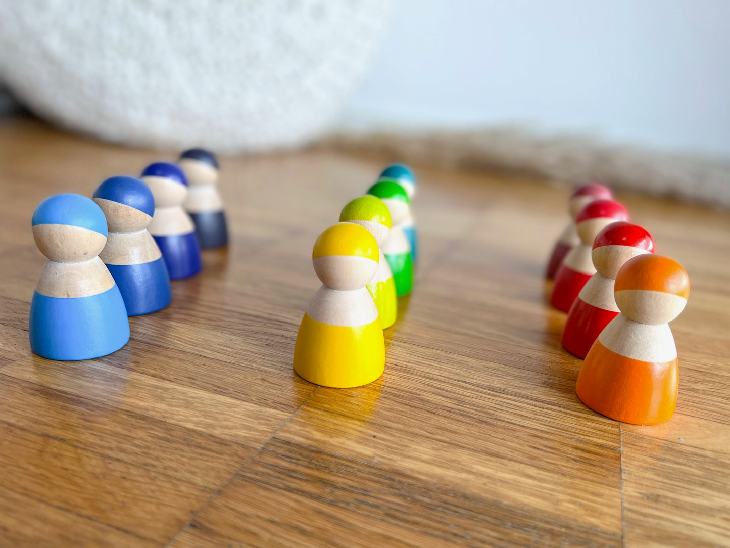 Figuren aus Holz - Montessori - Hoppe Reiter