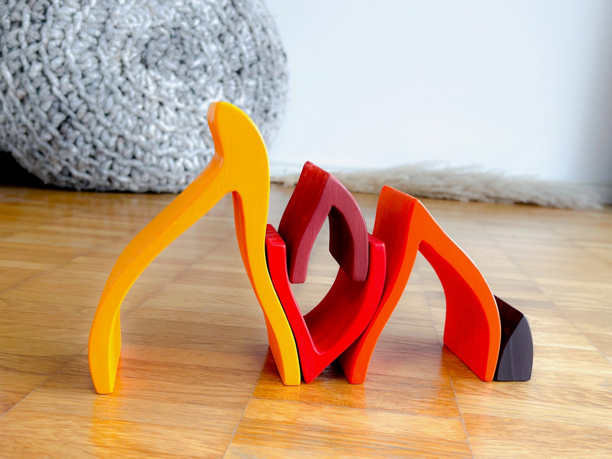 Flamme aus Holz - Montessori - Hoppe Reiter