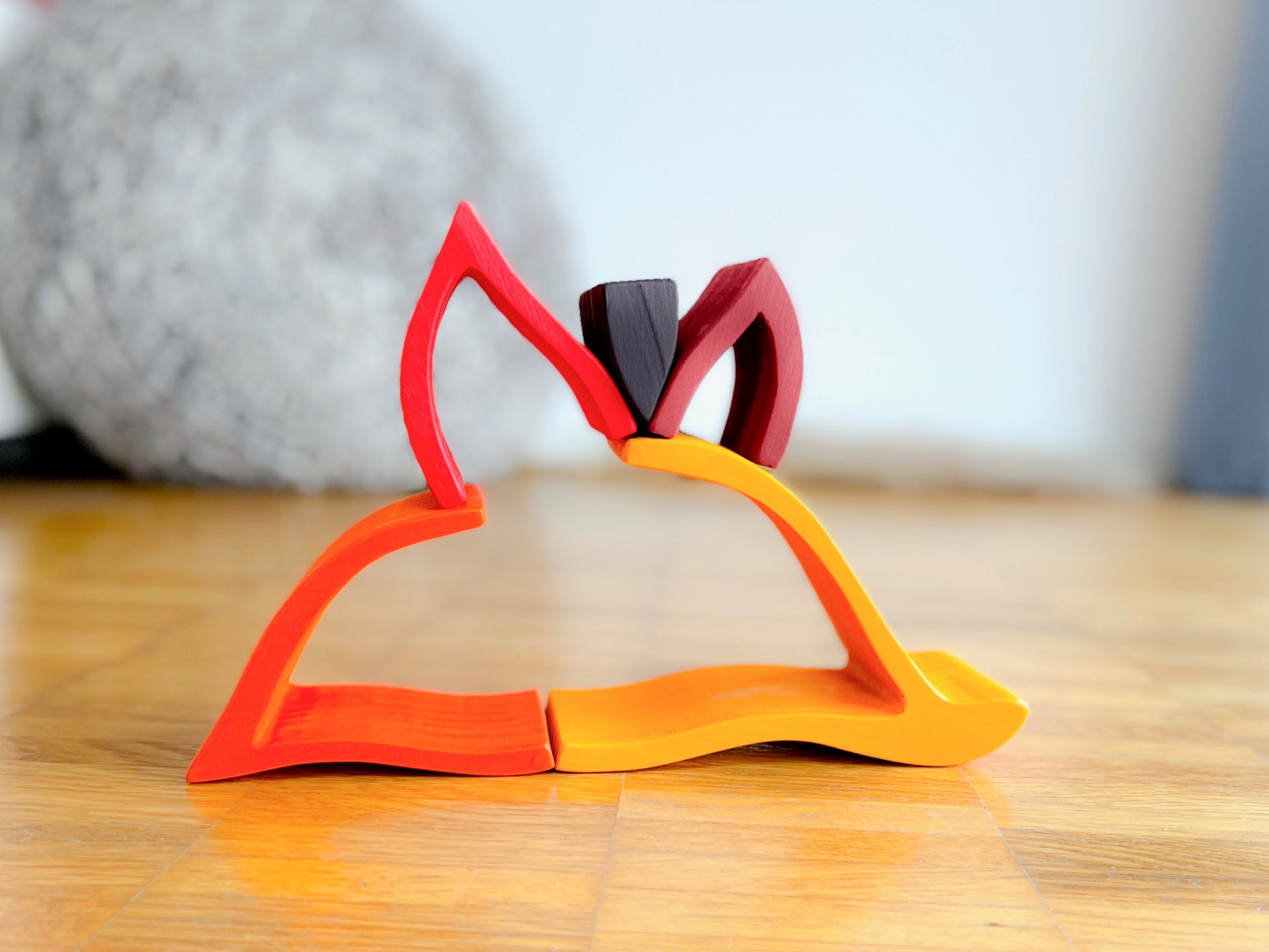 Flamme aus Holz - Montessori - Hoppe Reiter