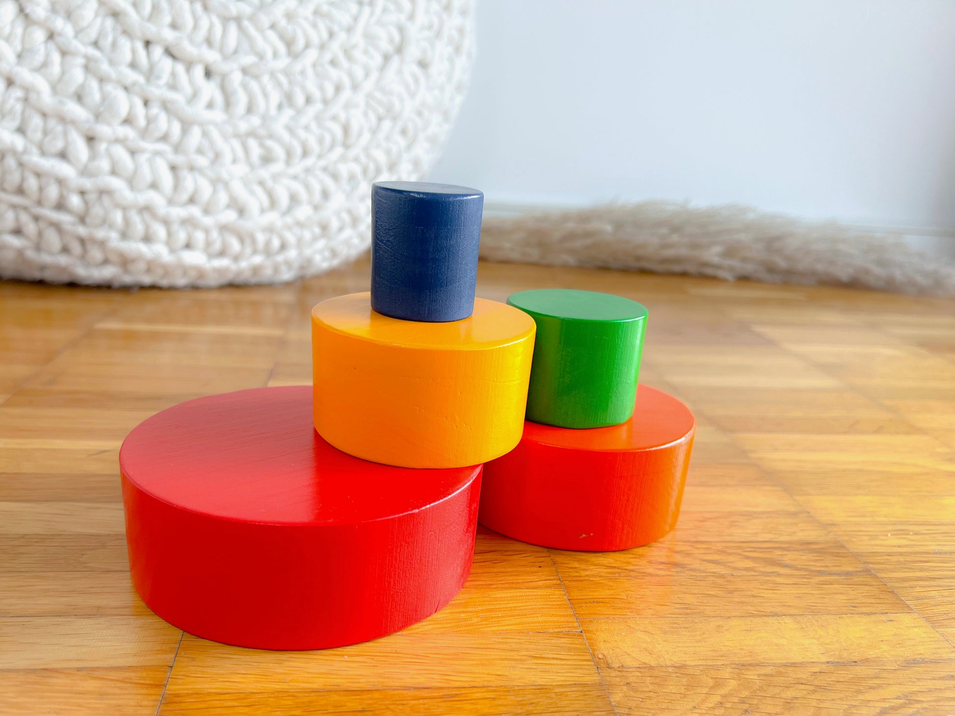 Stapelzylinder aus Holz - Montessori - Hoppe Reiter