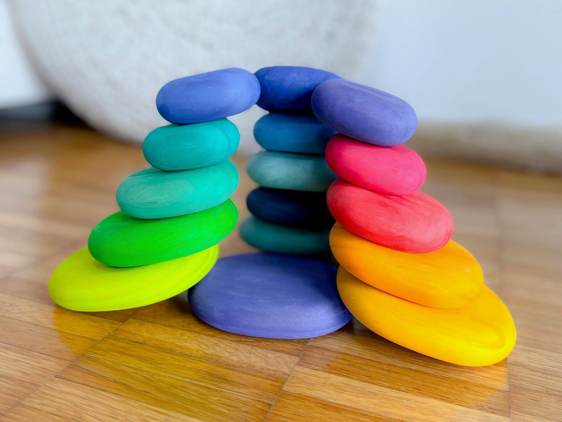 Stapelsteine aus Holz - Montessori - Hoppe Reiter