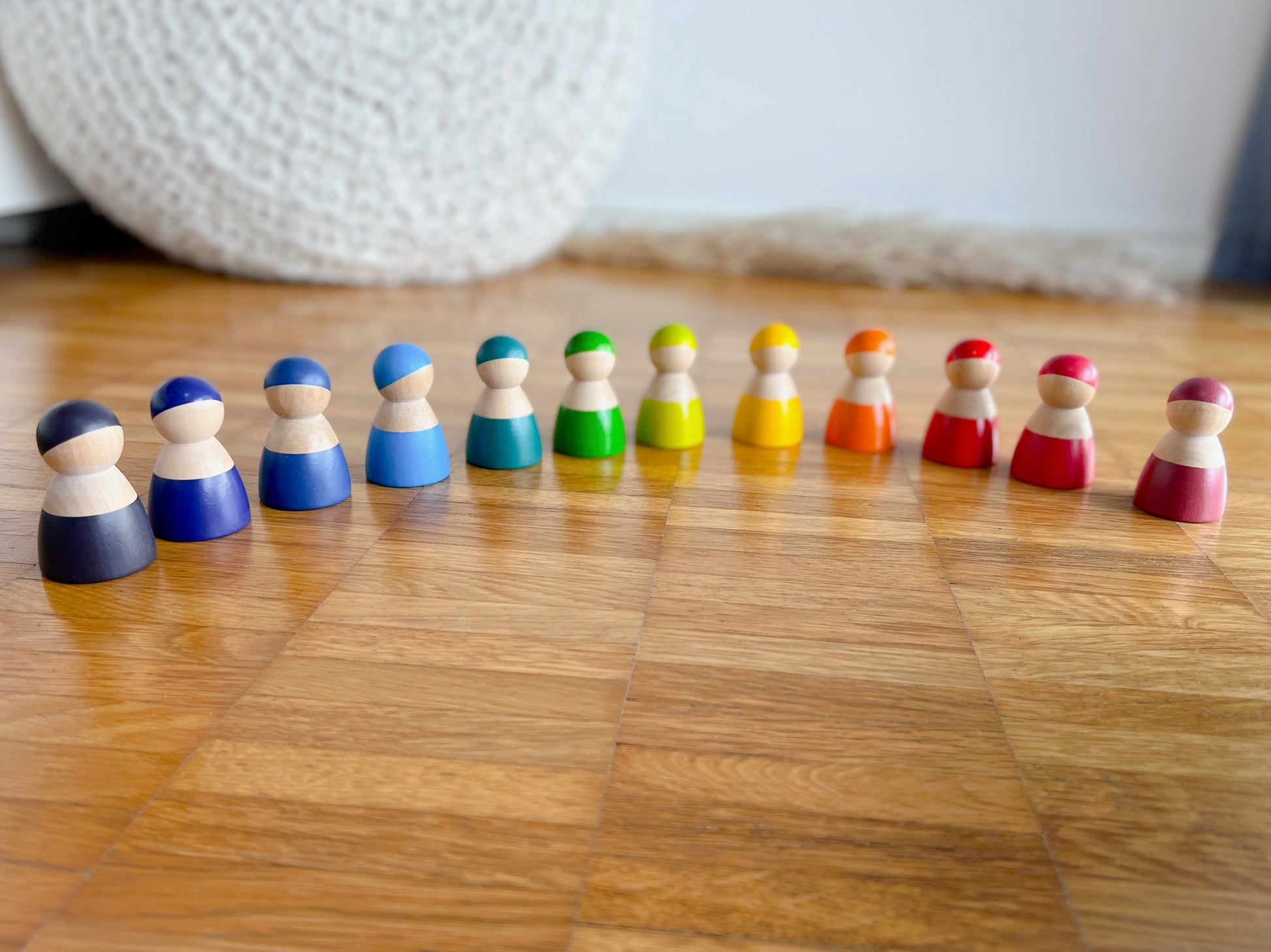 Figuren aus Holz - Montessori - Hoppe Reiter