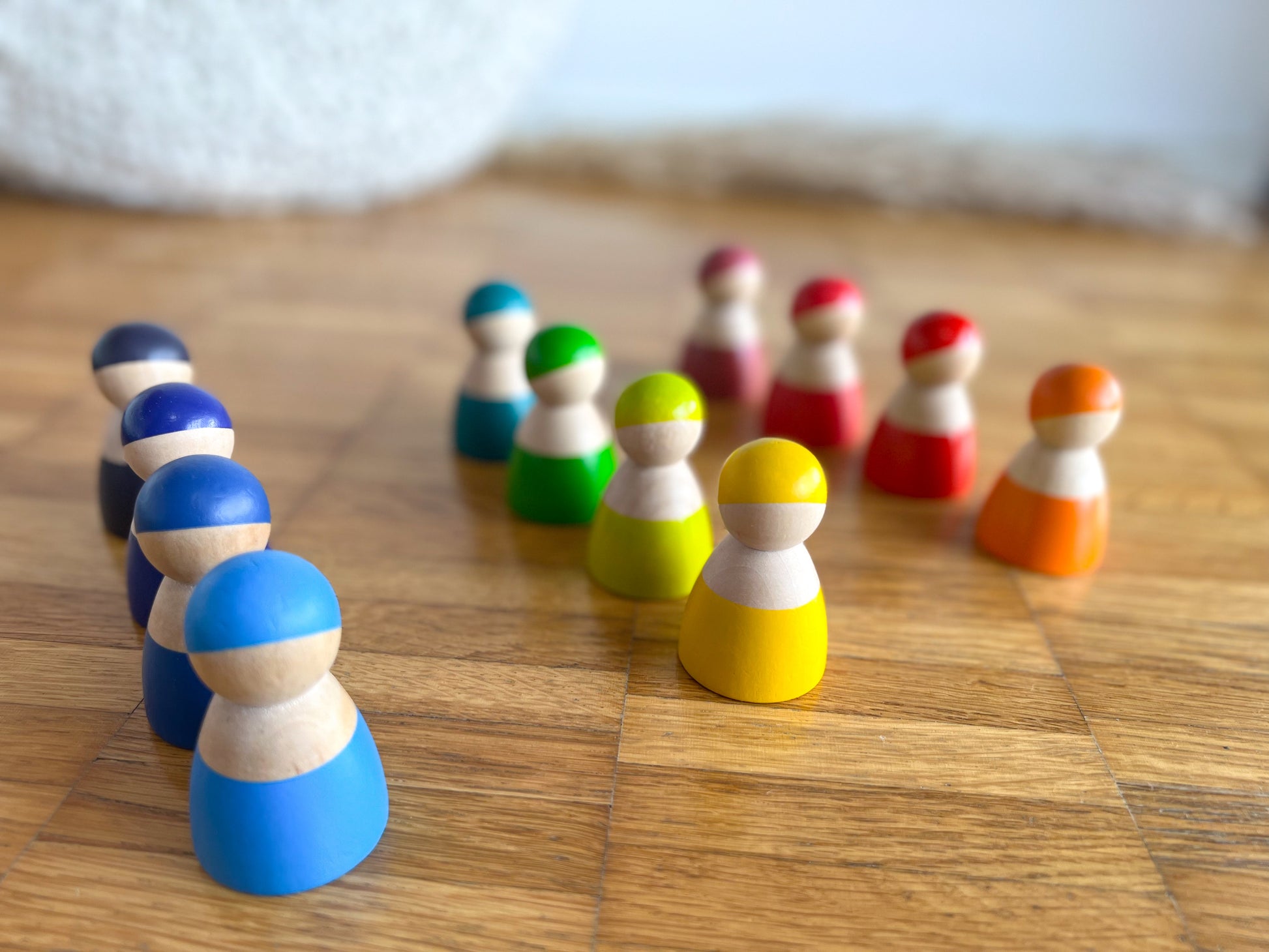 Figuren aus Holz - Montessori - Hoppe Reiter
